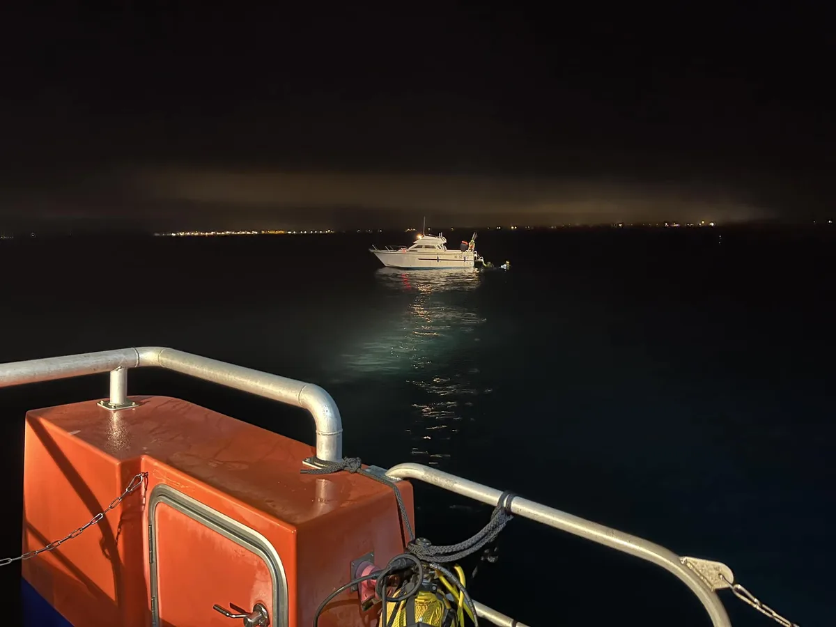 Cap d’Agde : deux plaisanciers secourus de nuit après une avarie en mer