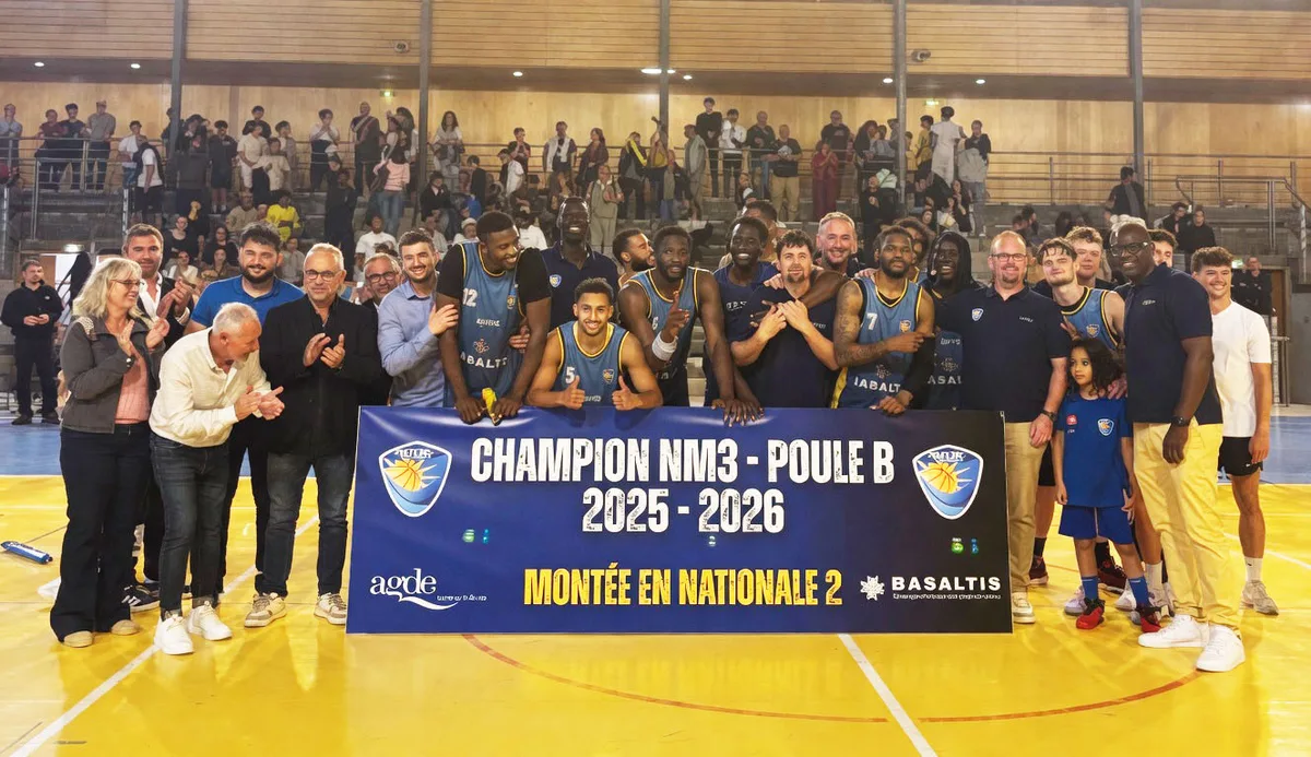 "On savait qu’il fallait gagner, et on l’a fait" : Agde Basket valide sa montée en N2 et vise déjà plus haut